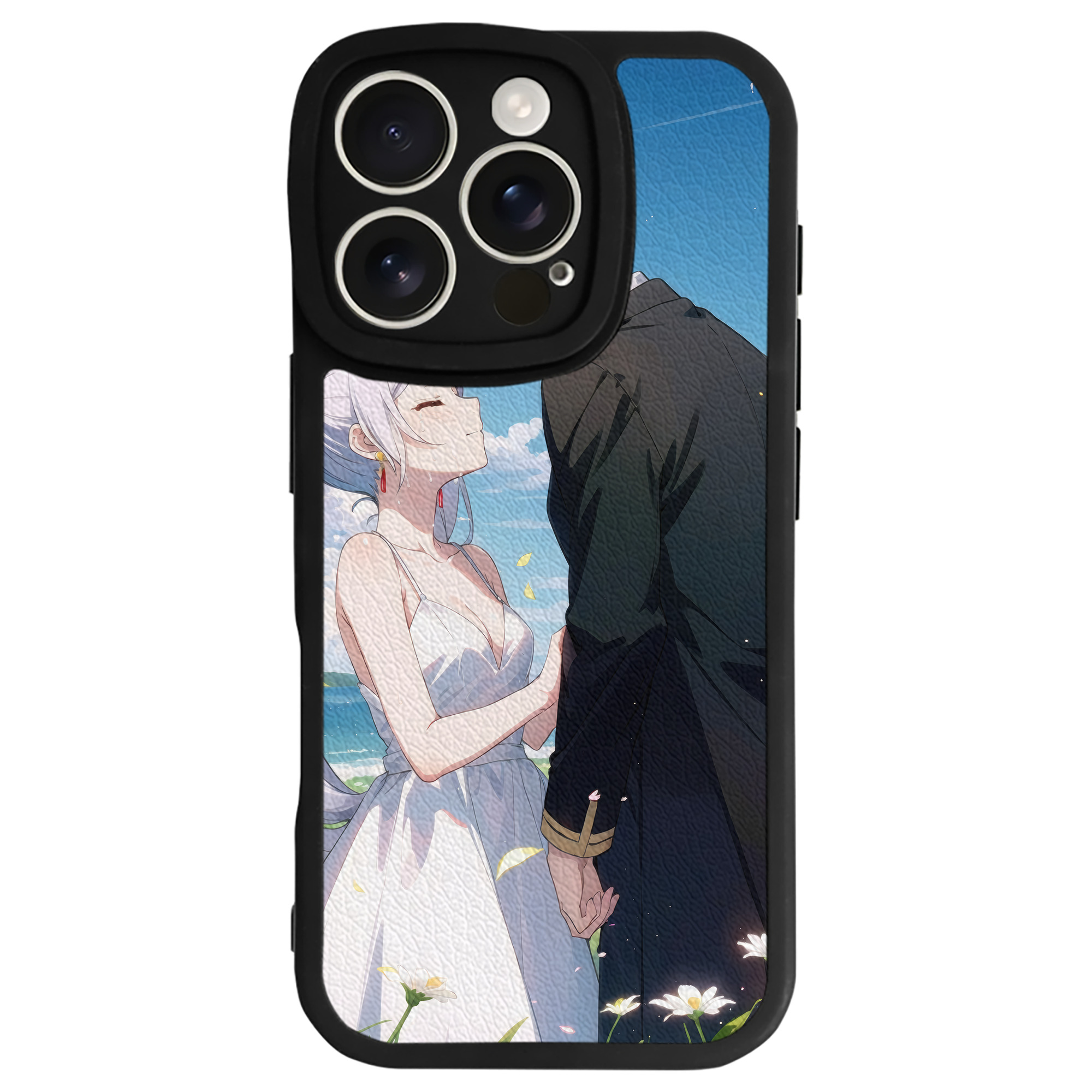 （画像用） 葬送のフリーレン Frieren 【iPhone 16シリーズ対応】シリコンスマホケース（レザー調） 材質：シリコン